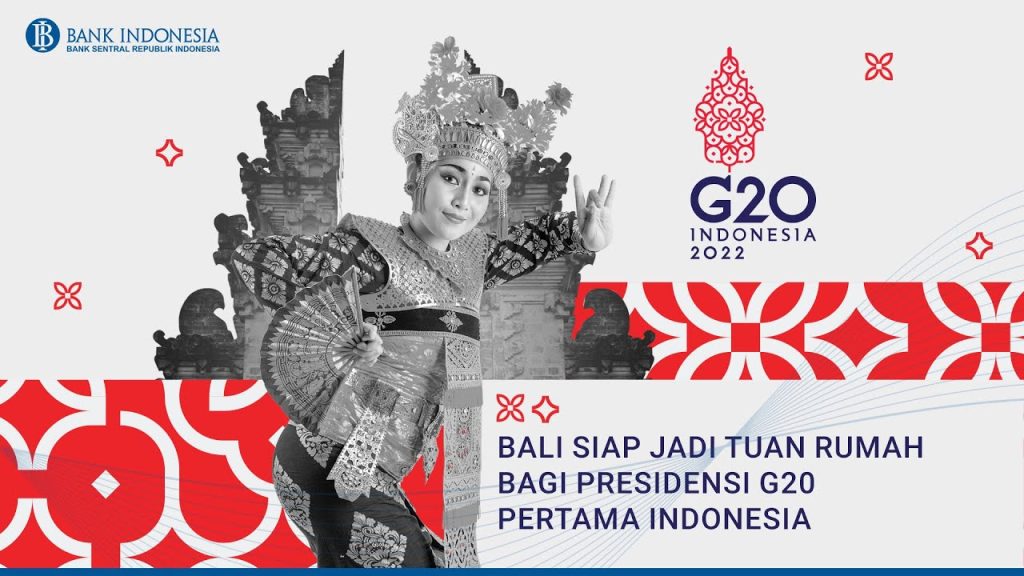 Poster G20 Indonesia yang akan diselenggarakan di Bali