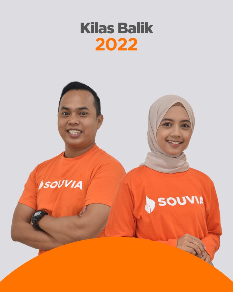 Banner kilas balik pesanan souvenir SOUVIA 2022